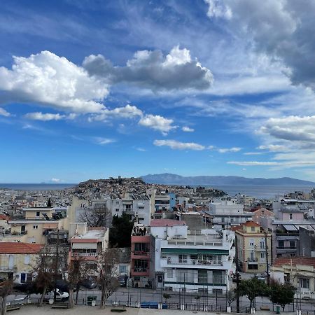 George & Nia Apartment - Central Kavala With Panoramic Terrace View Bagian luar foto