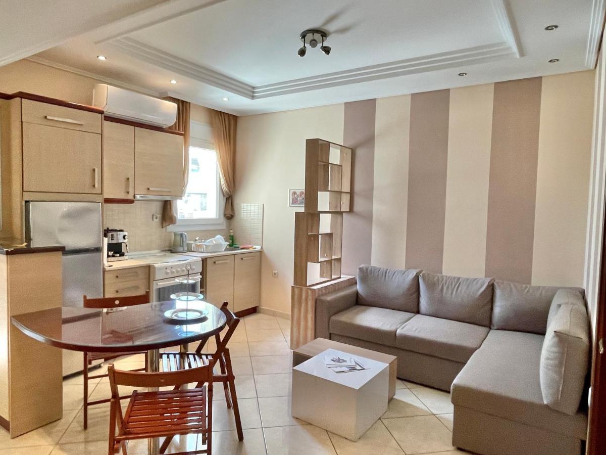 George & Nia Apartment - Central Kavala With Panoramic Terrace View Bagian luar foto