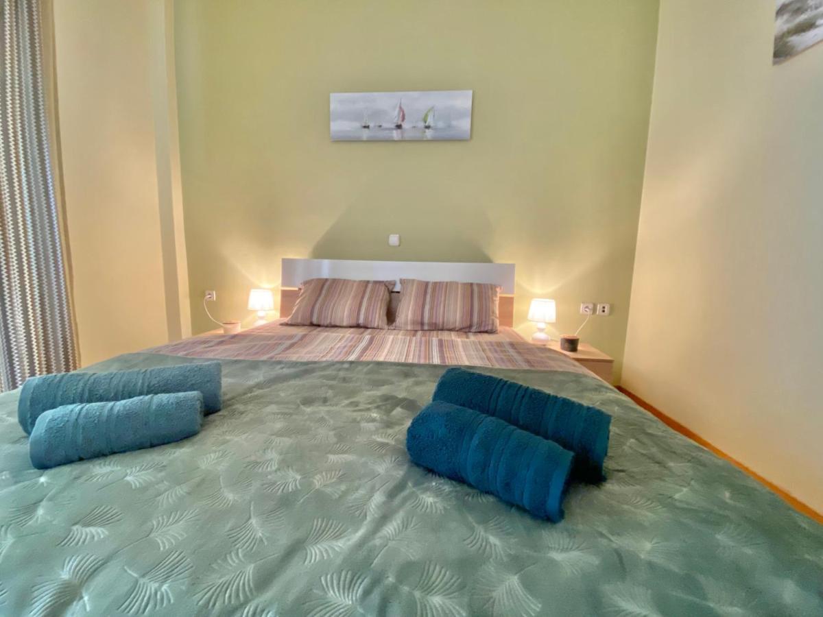 George & Nia Apartment - Central Kavala With Panoramic Terrace View Bagian luar foto